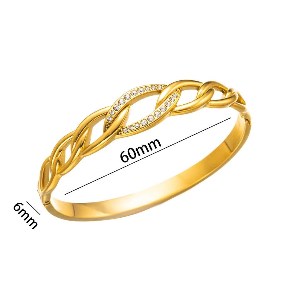 Braided Gold Bracelet