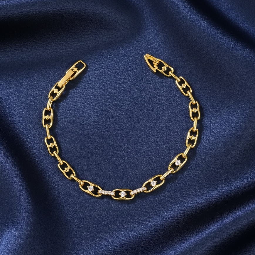 Gold Link Bracelet