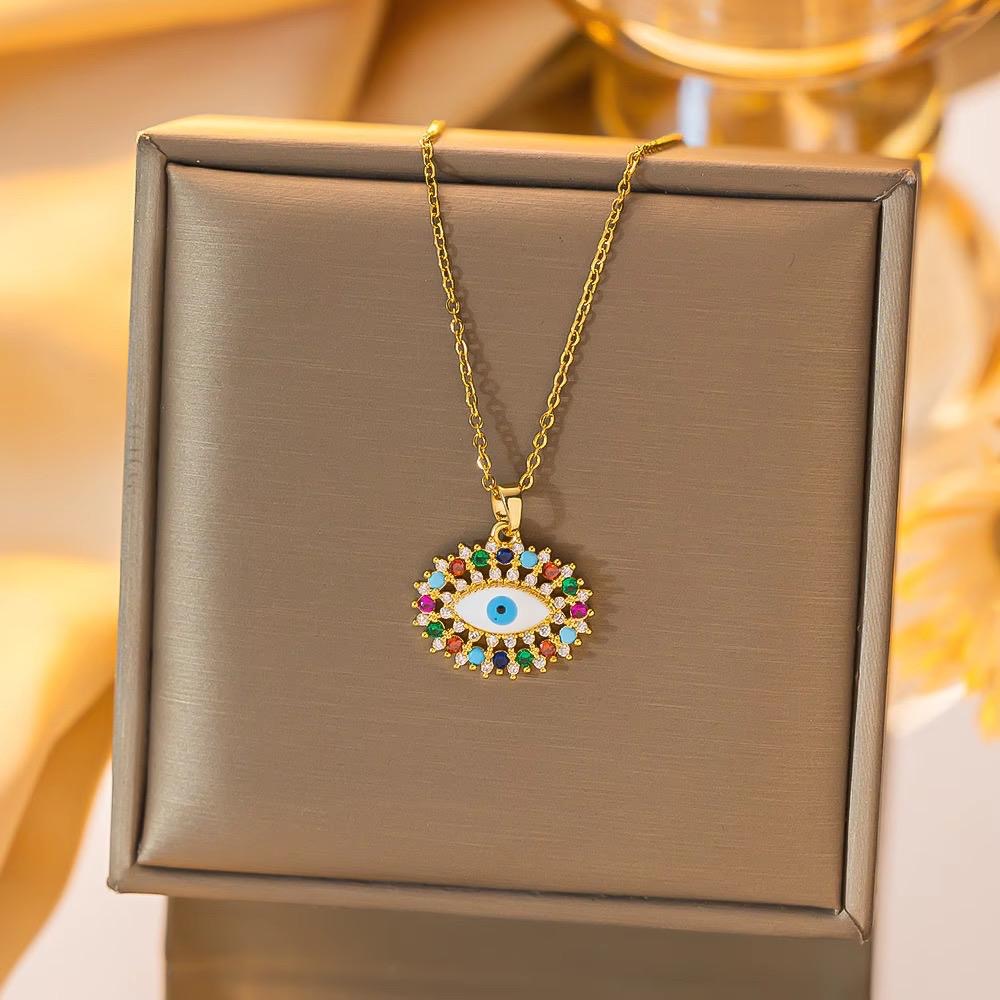 Evil Eye Necklace - Multi