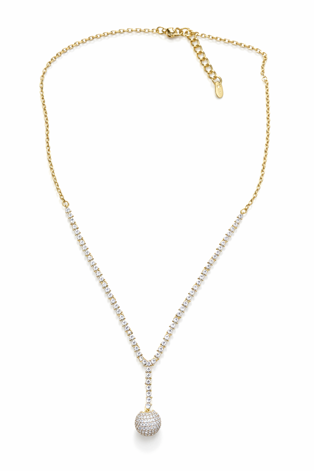Sphere Drop Necklace
