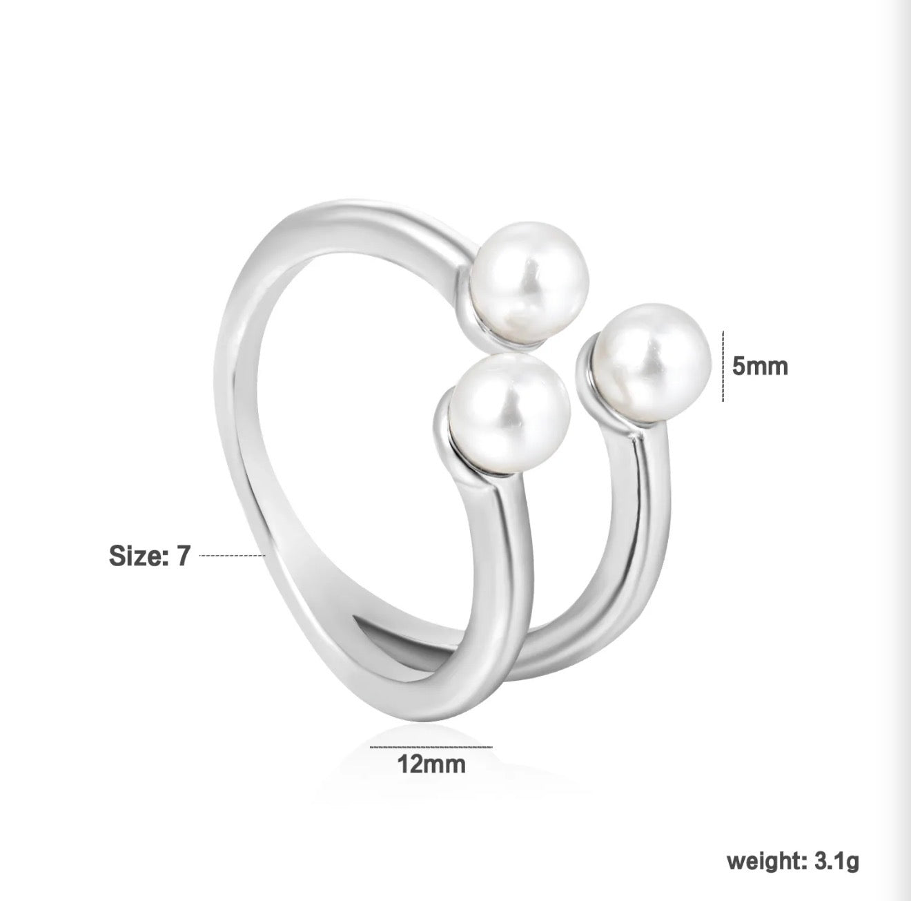 Luna Pearl Ring