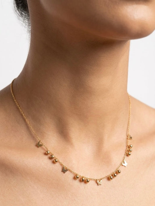Minimalistic Charm Butterfly Necklace