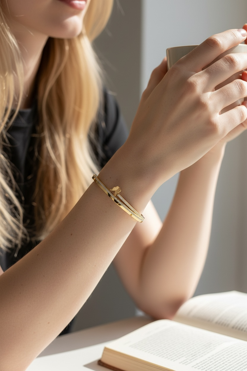 Butterfly Stainless Steel Bracelet