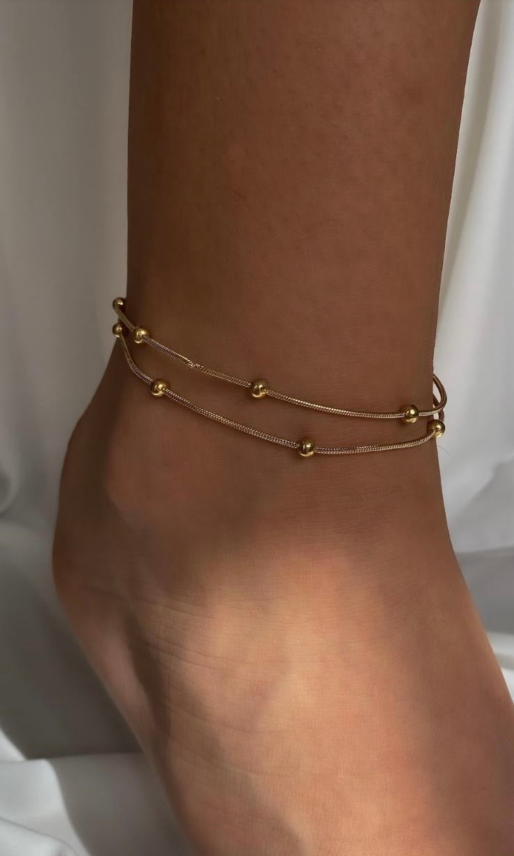 Luna Bead Anklet
