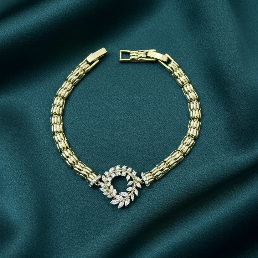 Crystal Wreath Bracelet