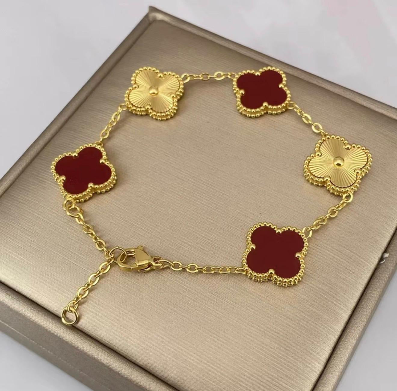 15mm Clover Chain Bracelet