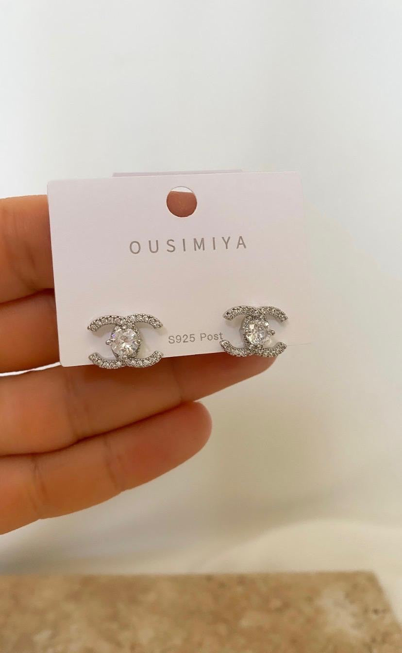 Silver Icon Spark Studs
