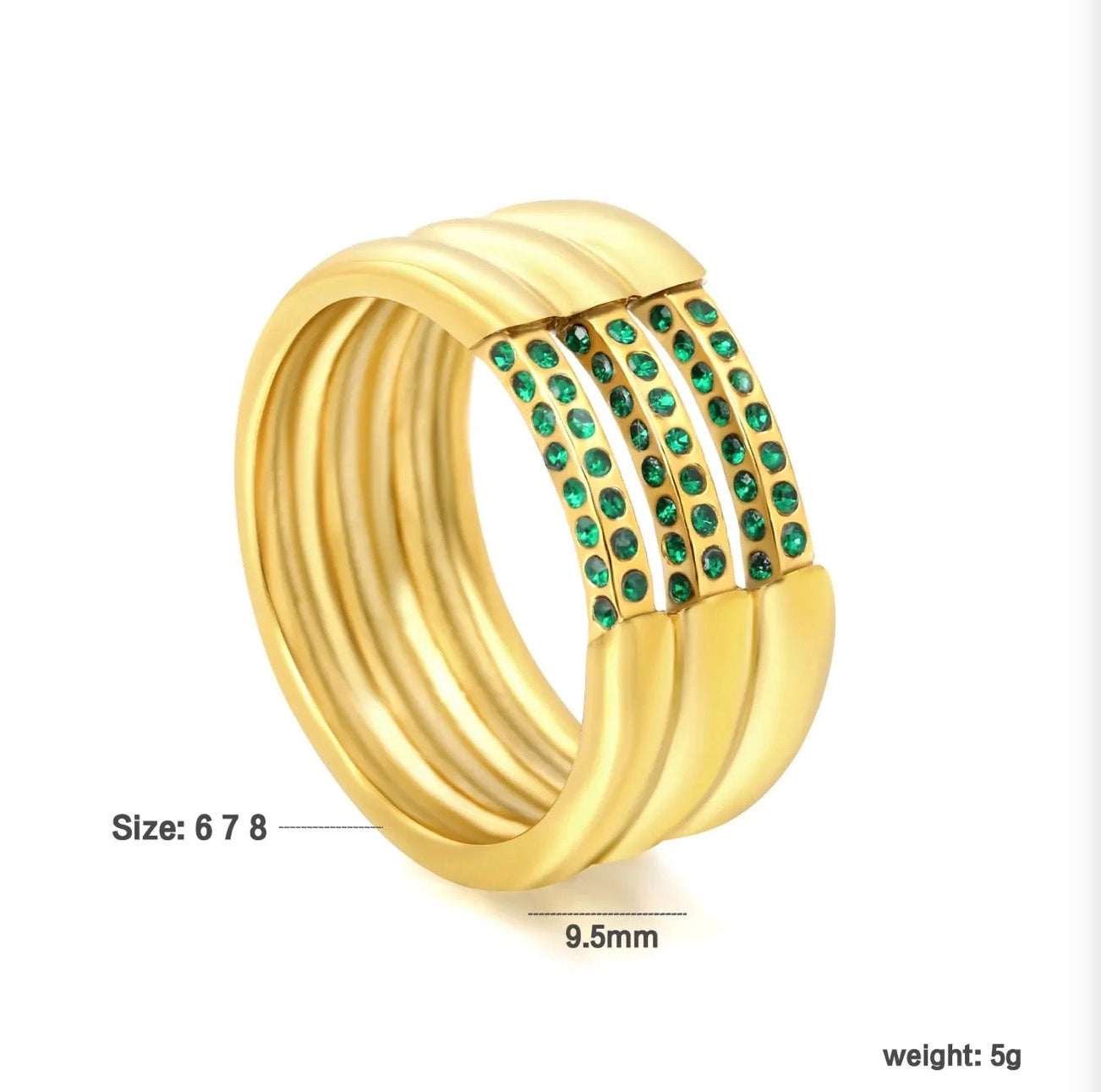 Luxe Radiance Band Ring