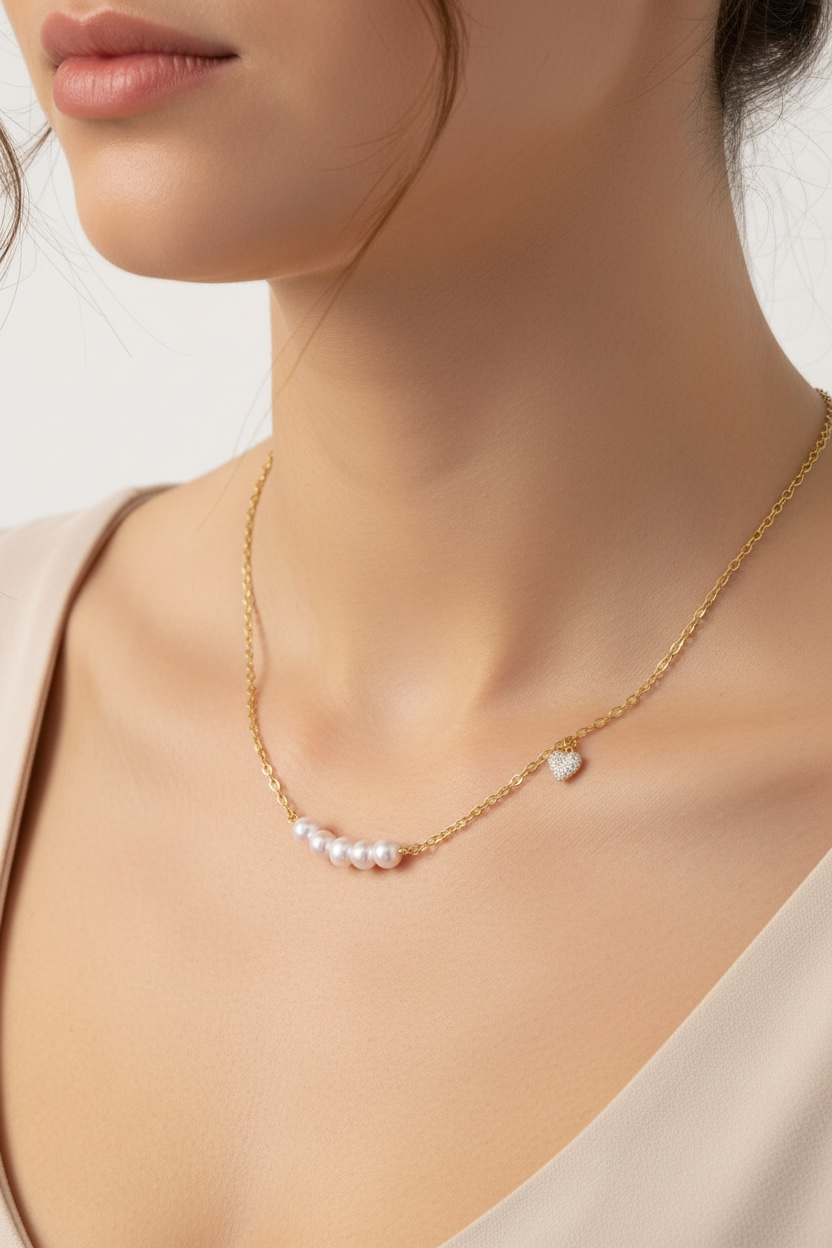 Faux Pearl Necklace