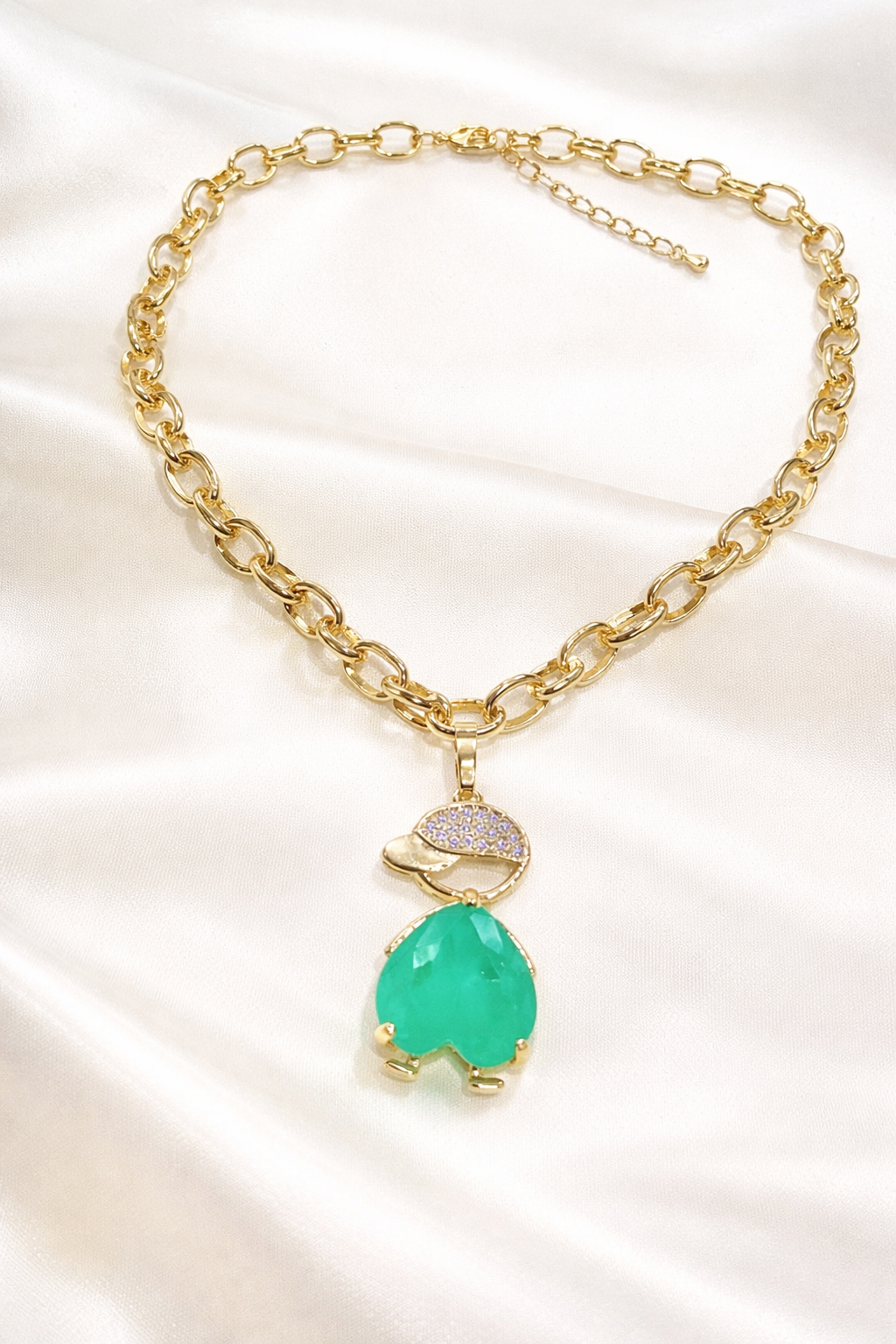 Doublet Stone Necklace
