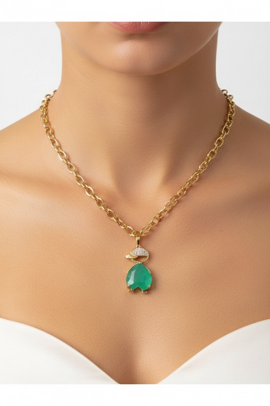 Doublet Stone Necklace