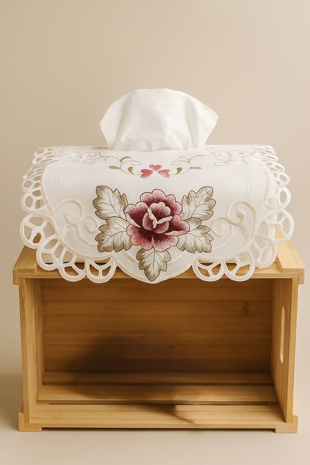Tissue Box Cover- Royal bloom