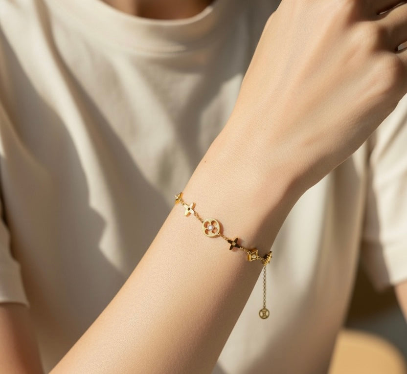 Monogram Chain Bracelet