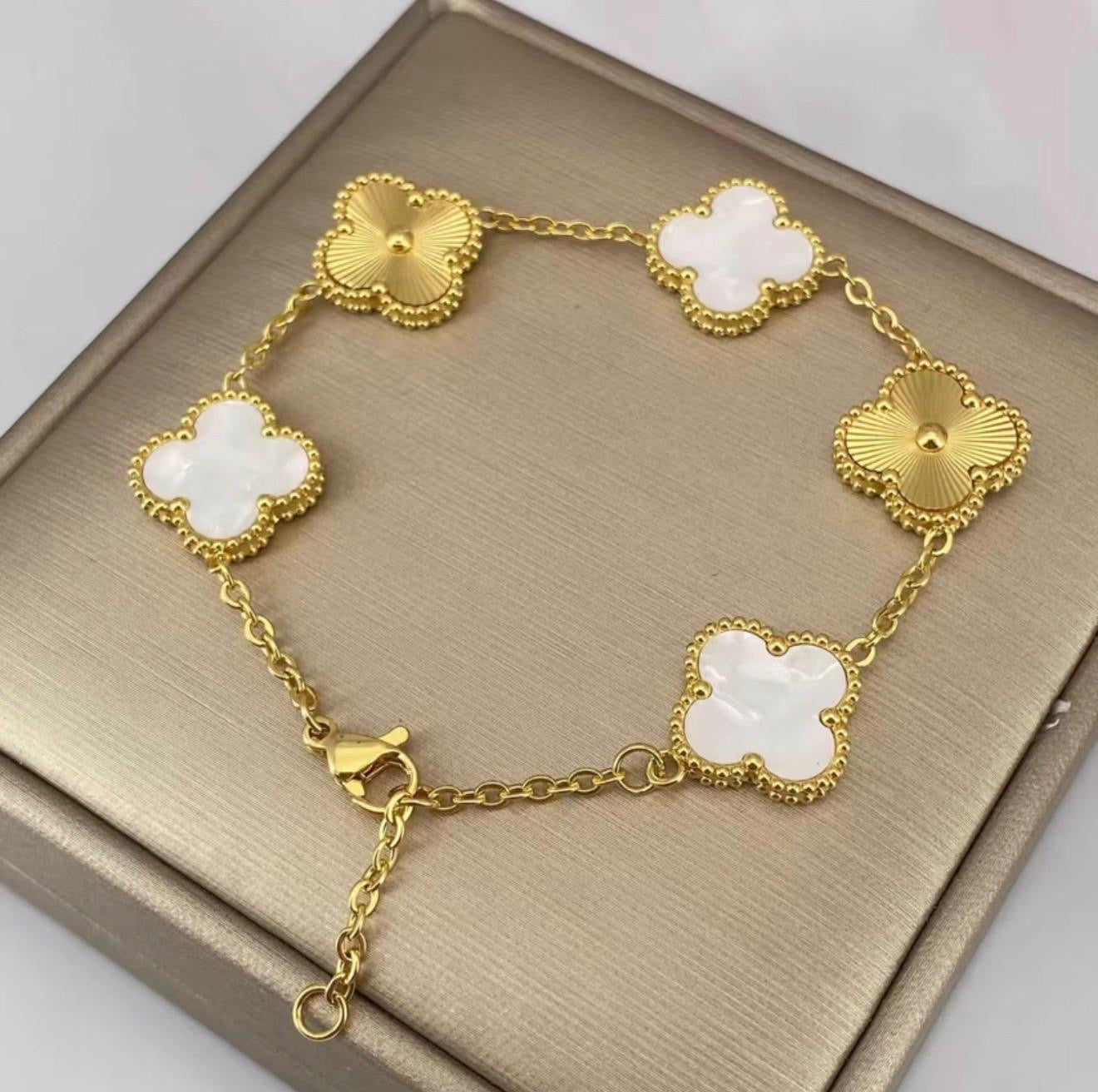 15mm Clover Chain Bracelet
