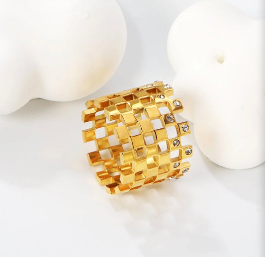 Velora Lattice Ring