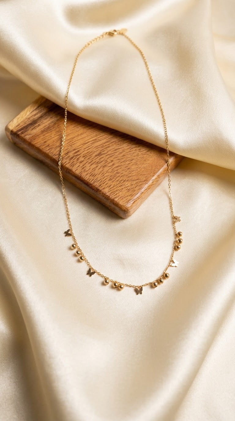 Minimalistic Charm Butterfly Necklace