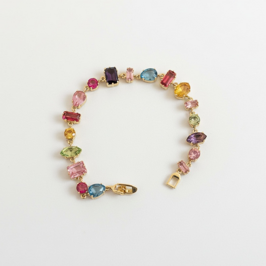 Multicolor Gem Bracelet