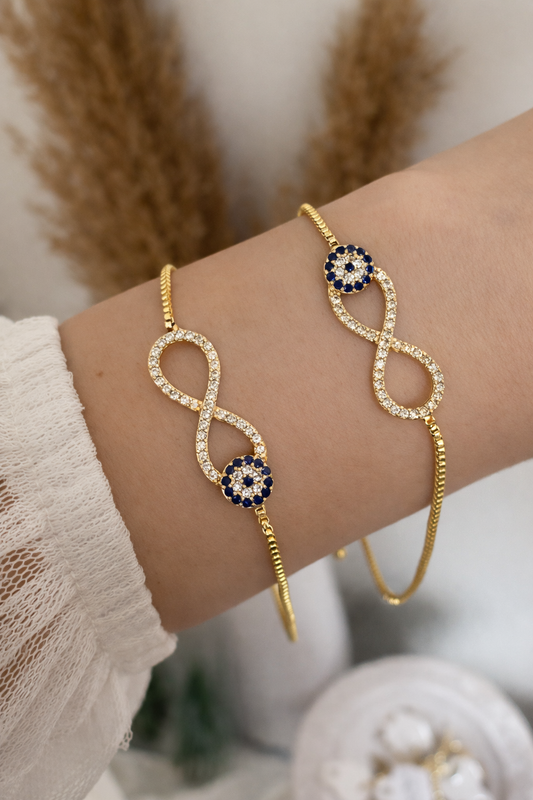Adjustable Infinity Chain Bracelet