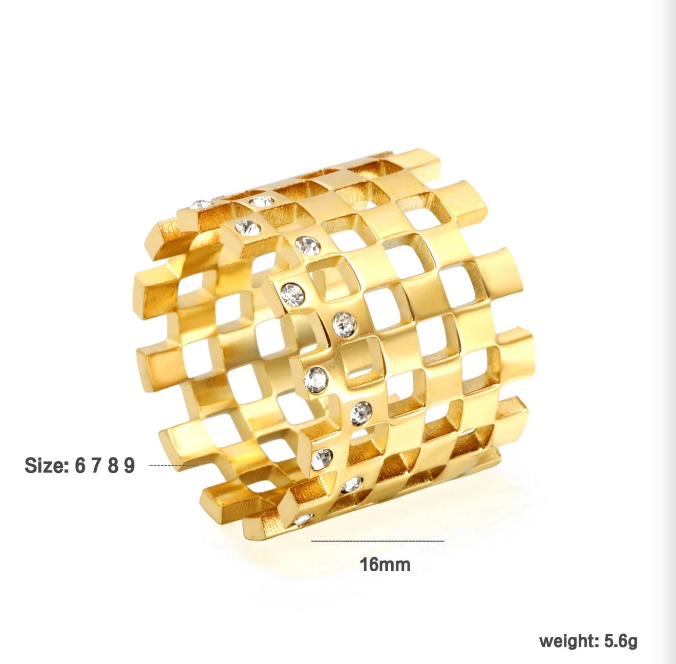 Velora Lattice Ring