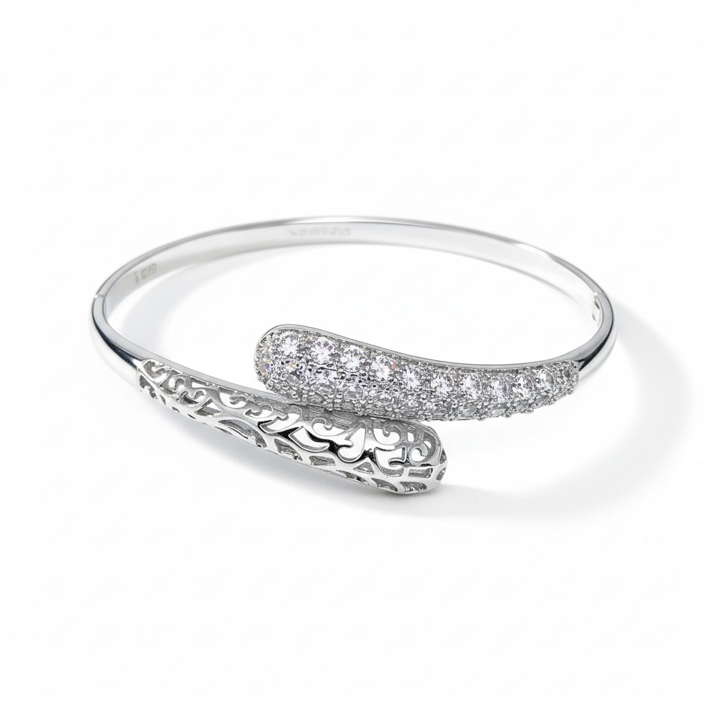 Pavé Accent Cuff Bracelet
