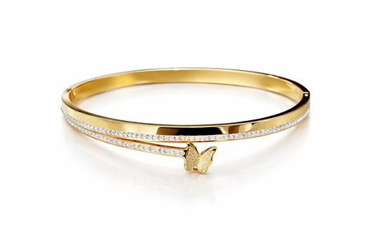 Butterfly Stainless Steel Bracelet