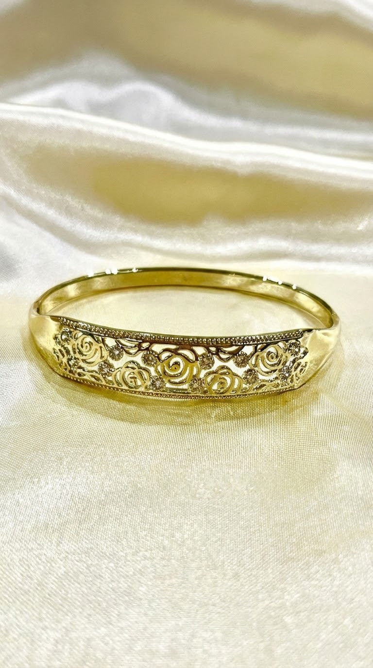 Openwork Rose Bracelet