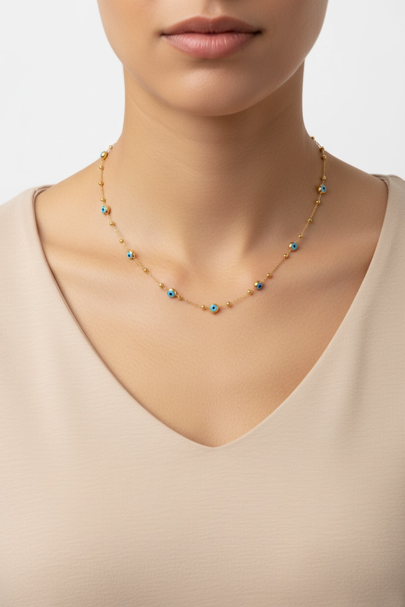 Evil Eye Charm Necklace