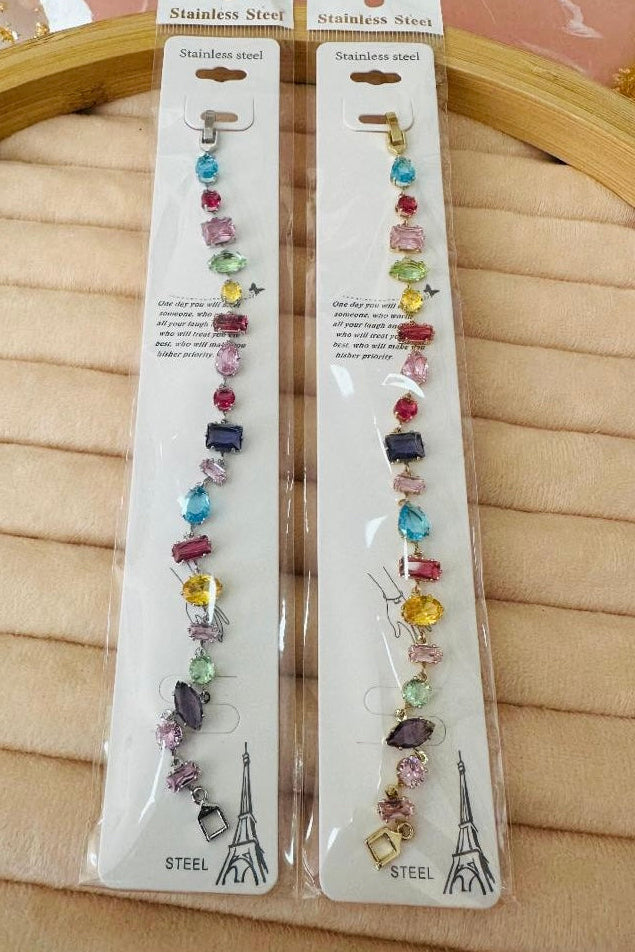 Multicolor Gem Bracelet