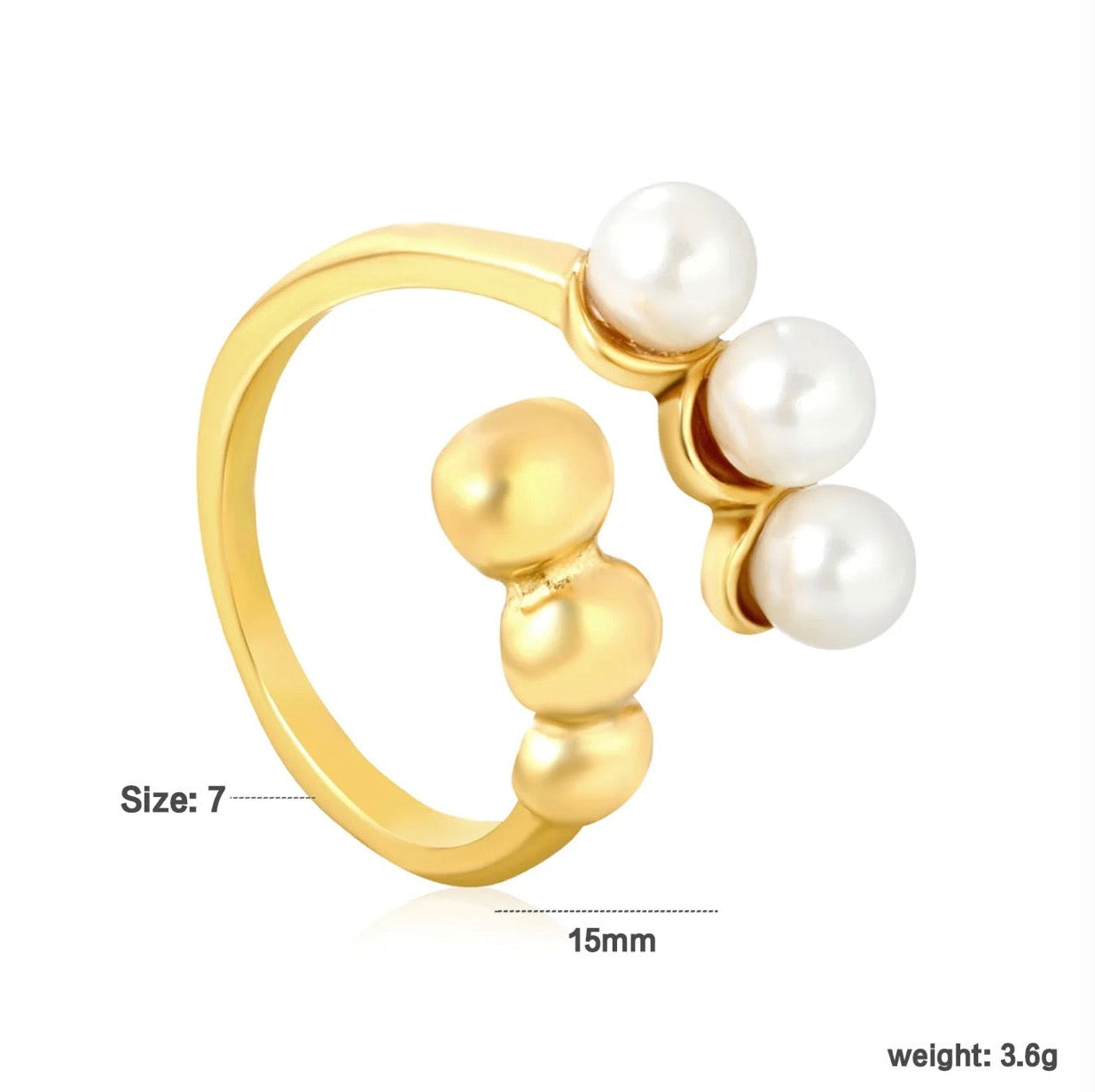 Solara Pearl Ring